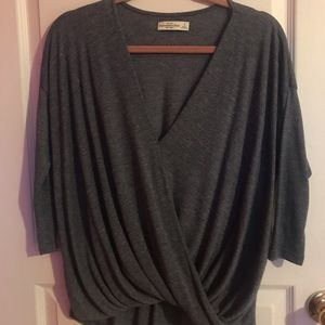 Abercrombie & Fitch blue top